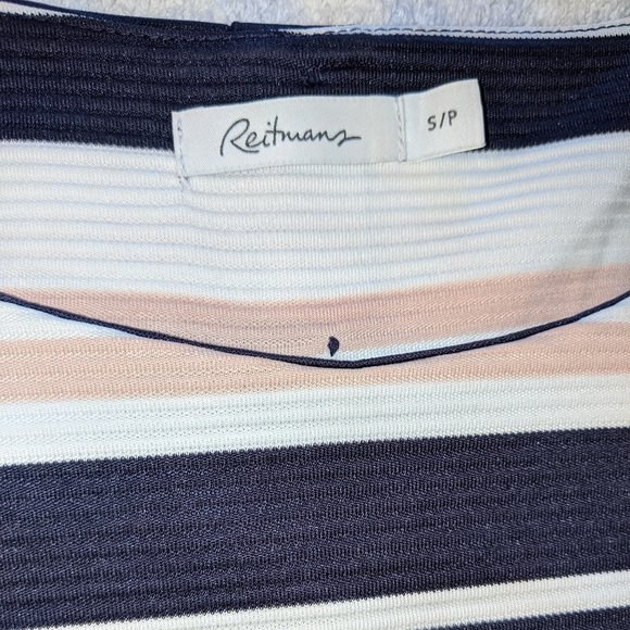 Reitmans Striped T-Shirt Dress - Picture 3 of 4